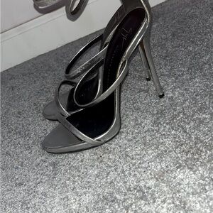 Silver heels